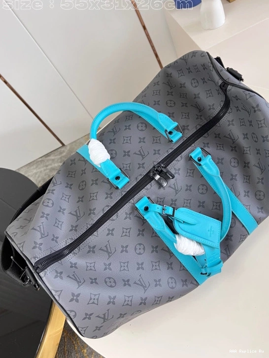 AAA Replica Ru VUITTON BANDOULIERE KEEPALL 55 LOUIS 0810